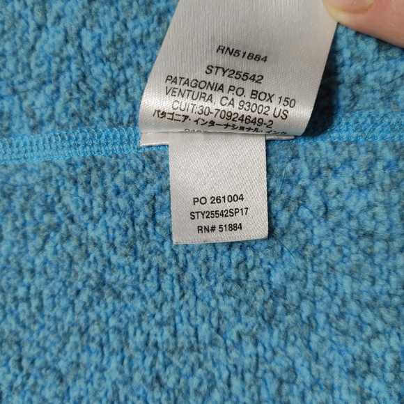 Patagonia Better Sweater Blue Zip Up Jacket Small - Picture 5 of 8